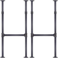 38'' x 14'' Industrial Pipe Table Leg by NIUBIDINDUSTRIALFURNITUR