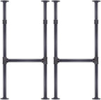 38'' x 14'' Industrial Pipe Table Leg by NIUBIDINDUSTRIALFURNITUR