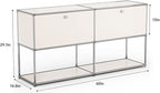 Modern Storage Cabinet Sideboard Versatile Free-Standing Organizer Cabinets - Image 3