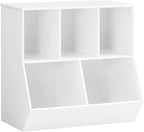 HOOBRO Kids Bookshelf, Bookcase Footboard, 31.5" L Toy Storage Cubby, by HOOBRO