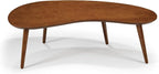 Mid Century Modern Abstract Shaped Coffee Table/Solid Wood/White Finish - Image 7