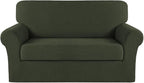 Turquoize Stretch Sofa Slipcover 2 Pieces Sofa Cover Couch Cover by Turquoize