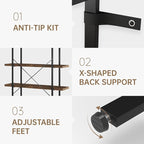 OtterOasis Heavy Duty 4-Tier Industrial Bookcase, 120lbs Shelf Capacity - Image 8