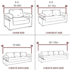 vctops 1-Piece Velvet Plush Stretch Chair Sofa Slipcover Soft Fuzzy Fluffy - Image 7