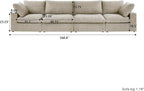 Cloud Modular Sectional Sofa Couch, Minimalist Deep Sofa Couches, Covers - Image 2