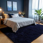 PAGISOFE Dark Navy Blue Rugs for Living Room 5x8 Ft, Plush Area Rugs for Bedroom - Image 5