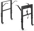 19.6-Inch Depth Workbench Frame, Height Adjustable 28.5" to 33.8", Heavy Duty by OLBRUS