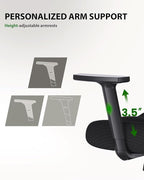 Marsail Ergonomic Office Chair Ergonomic Gaming Chair - Image 5
