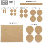 Felt Furniture Pads X-PROTECTOR 181 PCS Premium Furniture Pads - Image 5
