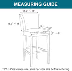 Turquoize Stretch Bar Stool Cover Counter Stool Pub Chair Slipcover - Image 6