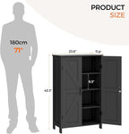 Homleke Farmhouse Bathroom Cabinet - Image 3