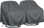 Outdoor Swivel Lounge Chair Cover 2 Pack, Fits to Lawn Patio Chairs, 420D by HI%C2%B7%C2%B7%C2%B7YOURCOVER
