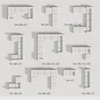 Novilla 141" Modular Sectional Sofa, Modern Cloud Sectional Couch - Image 5