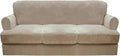 CUCRAF T Cushion Sofa Cover 4 Piece Slipcovers, Soft Thick Velvet Couch Cover by CUCRAF
