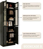 TUSY 85.5" Modern Tall Bookcase - Image 3