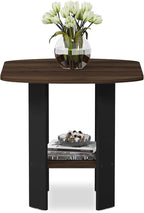 Furinno SIMPLE DESIGN Side Table, 2-Tier Modern End Table - Image 4