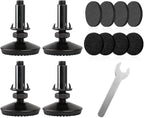 4 Set M10 Adjustable Leveling Feet, Heavy Duty Height Adjuster Furniture by Tahikem