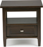 SIMPLIHOME Warm Shaker Solid Wood 20 inch Wide Transitional-Style End Tables in - Image 3