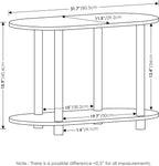 Furinno Turn-N-Tube Display Shelf, 4-Tier Oval Book Shelf, Storage Shelves - Image 2
