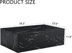 39.3'' Marble Coffee Table - Image 2