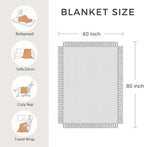 LUTBM Boho Throw Blanket for Bed Cotton Soft Lightweight Quilt Summer Blanket - Image 7