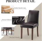 Dining Chairs Set of 4, Modern Dining Room Chairs - Image 3