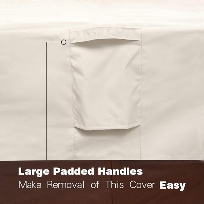 Vailge 2-Seater Heavy Duty Patio Bench Loveseat Cover, 100% Waterproof Outdoor - Image 5