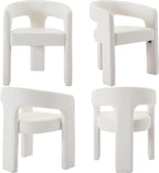 BESTANO Set of 2 Modern PU Leather Upholstered Dining Chairs - Image 7
