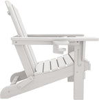 SERWALL Adirondack Chair with Cup Holders - Image 12