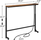 Kitstorack Narrow Console Table Behind Sofa Couch, Design - Image 3