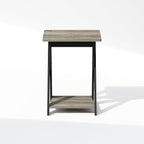 Furinno TIDUR Night Stand, Open Shelf Design X-Legs Nightstand, Criss-Crossed - Image 6