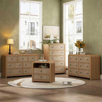 Oak&Sparrow Rattan Nightstand, 23.6'' Rattan End Table - Image 3