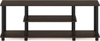 Furinno Turn-N-Tube No Tools 3D 3-Tier Entertainment TV Stand up to 50 inch TV - Image 5