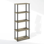 Furinno Turn-N-Tube Book Shelf, 5-Tier Bookshelf, Bookcase - Image 4