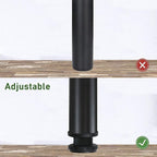 QLLY 26 inch Adjustable Metal Desk Legs, Heavy Duty Furniture Table Legs - Image 4