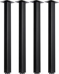 LCSDLHLSY 30 inch Adjustable Square Metal Table Legs, DIY Furniture Legs by LCSDLHLSY