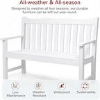 Stoog 3 Pieces All-Weather Patio Furniture Set, Include 2 Outdoor Chairs and 1 - Image 4
