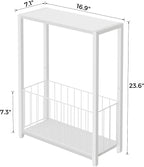 Homleke Narrow Side Tables Set of 2 - Image 3
