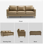 Kingfun Living Room Furniture Sets, 3 Seater Couch and 2 Armchair, Mid Century - Image 8