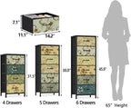 Furnulem Vertical Dresser for Bedroom, Tall Skinny Storage Tower - Image 9