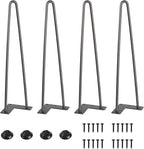 SMARTSTANDARD 16 Inch Heavy Duty Hairpin Furniture Legs, Metal Home DIY Projects by SMARTSTANDARD