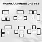 GarveeLife 4-Piece Patio Furniture Set, Rattan Outdoor Furniture - Image 3