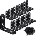 Vicuna R 18 Black L Brackets, Stainless Steel Corner Brace by Vicuna+R
