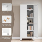 Yizosh Metal Pantry Cabinet, Cupboard - Image 6