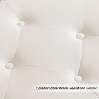 65" End of Bed Storage Bench, Velvet Storage Bench - Image 3