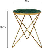 HLR Modern Round Side Table, End Table - Image 2