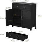 Semiocthome Farmhouse Sideboard Buffet Cabinet - Image 2