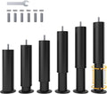 Adjustable 8-12 inch Bed Legs Metal Replacement Heavy Duty Leg M8 M10 Thread by Yireehome