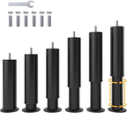 Adjustable 8-12 inch Bed Legs Metal Replacement Heavy Duty Leg M8 M10 Thread by Yireehome