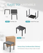 Ciokea Aluminum Foldable Lounge Chairs Set of 2 - Image 8
